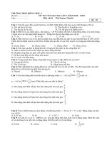 Tài liệu ĐỀ THI THỬ ĐẠI HỌC LẦN 1 NĂM 2008 - 2009 pptx