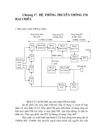 Tài liệu Soạn giáo trình môn Kỹ Thuật Truyền Thanh, chương 17 pptx