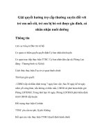 Tài liệu Giải quyết hưởng trợ cấp thường xuyên đối với trẻ em mồ côi, trẻ em bị bỏ rơi được gia đình, cá nhân nhận nuôi dưỡn pdf