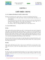 Tài liệu Giáo trình cơ sở công nghệ môi trường P1 pdf