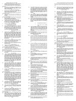 Tài liệu Câu hỏi trắc nghiệm Báo cáo tài chính pptx