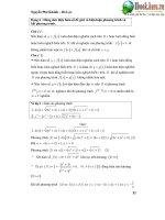 Tài liệu Chương 1 - Bài 1 (Dạng 6): Dùng đơn điệu hàm số để giải và biện luận phương trình và bất phương trình pptx