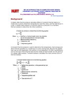 Tài liệu TRANSIENT and STEADY STATE THERMAL ANALYSIS OF HEATSINK Pro/ENGINEER and Pro/MECHANICA Wildfire doc