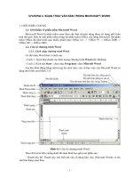 Tài liệu SOẠN THẢO VĂN BẢN TRONG MICROSOFT WORD pptx
