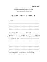 Tài liệu BIỂU MẪU 