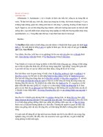 Tài liệu ĐẶC TÍNH 1 SỐ VI SINH VẬT pptx