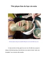 Tài liệu Thủ phạm làm da bạn xỉn màu pptx