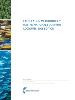 Tài liệu Calculation methodology for the national Footprint accounts, 2008 EditIon docx