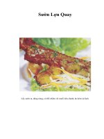 Tài liệu Sườn Lợn Quay doc
