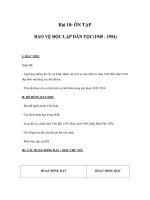 Tài liệu Lịch sử 5 - BẢO VỆ ĐỘC LẬP DÂN TỘC(1945 - 1954) pptx