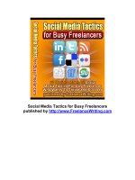 2012 social media tactics 