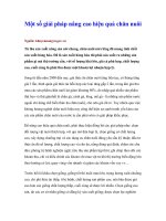 Tài liệu Một số giải pháp nâng cao hiệu quả chăn nuôi docx