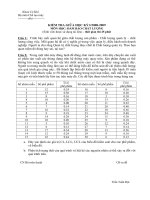 Tài liệu Đề thi giữa kì môn đảm bảo chất lượng ppt