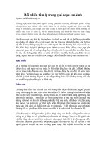 Tài liệu Rối nhiễu tâm lý trong giai đoạn sau sinh pptx