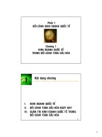Tài liệu Kinh doanh quốc tế - Chương 1 pdf