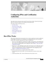 Tài liệu Configuring IPSec and Certification docx