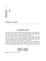 Tài liệu The Project Management Life Cycle Part 4 pptx