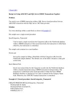 Tài liệu Using ADO.NET and SQL Server DBMS Transactions Together doc