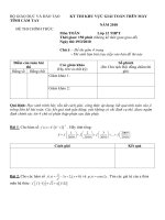 Tài liệu Đề thi máy tính cầm tay khuc vực 2010 môn toán lớp 12 pptx