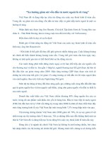 Tài liệu “Xu hướng giảm sút vốn đầu tư nước ngoài là rõ ràng” ppt