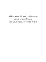Tài liệu Murray N. Rothbard - History Of Money And Banking In The United States (pdf) pptx