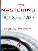 Tài liệu Sybex - Mastering SQL Server 2008 (2009)01 ppt