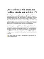 Tài liệu Căn bản về các hệ điều hành Linux -P2 pptx