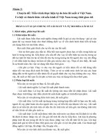 Tiến trình thực hiện tự do hóa lãi suất ở việt nam  cơ hội và thách thức với nền kinh tế việt nam trong thời gian tới 