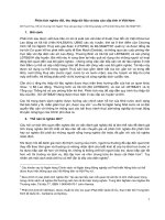 Phân tích nghèo đói, thu thập dữ liệu và báo cáo cấp tỉnh ở Việt Nam