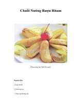 Tài liệu Chuối Nướng Rượu Rhum pdf