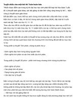 Tuyệt chiêu cho một bài thi Toán hoàn hảo 