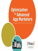 optimization for advanced app marketers 