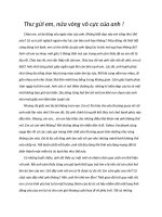 Thư gửi em, nửa vòng vô cực của anh!!!!!! 