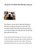 Tài liệu Bí quyết trở thành nhà lãnh đạo sáng tạo doc