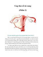 Tài liệu Ung thư cổ tử cung (Phần 2) pptx