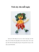 Tài liệu Trái cây cho mỗi ngày pptx