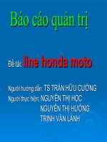 Tài liệu Đề tài: line honda moto pdf