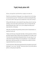 Tài liệu Nghệ thuật phản hồi pdf