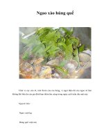 Tài liệu Ngao xào húng quế pptx