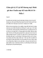 Tài liệu Giảm giá trị về Lợi thế thương mại: Đánh giá theo Chuẩn mực Kế toán HKAS 36 Phần 1 doc