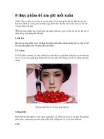 Tài liệu 8 thực phẩm để níu giữ tuổi xuân pdf