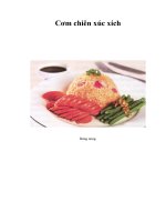 Tài liệu Cơm chiên xúc xích pdf