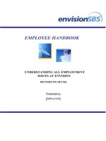 Tài liệu EMPLOYEE HANDBOOK ppt