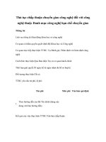 Tài liệu Thủ tục chấp thuận chuyển giao công nghệ đối với công nghệ thuộc Danh mục công nghệ hạn chế chuyển giao docx