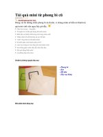Tài liệu Túi quà mini từ phong bì cũ doc