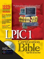 Tài liệu LPIC 1 Certification Bible ppt
