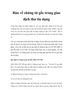 Tài liệu Bàn về chứng từ gốc trong giao dịch thư tín dụng pptx