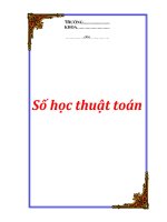Tài liệu Số học thuật toán P2 ppt