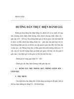 Tài liệu HƯỚNG DẪN ĐÁNH GIÁ - Khối Mầm pdf