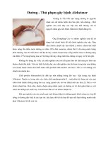 Tài liệu Đường - Thủ phạm gây bệnh Alzheimer pptx